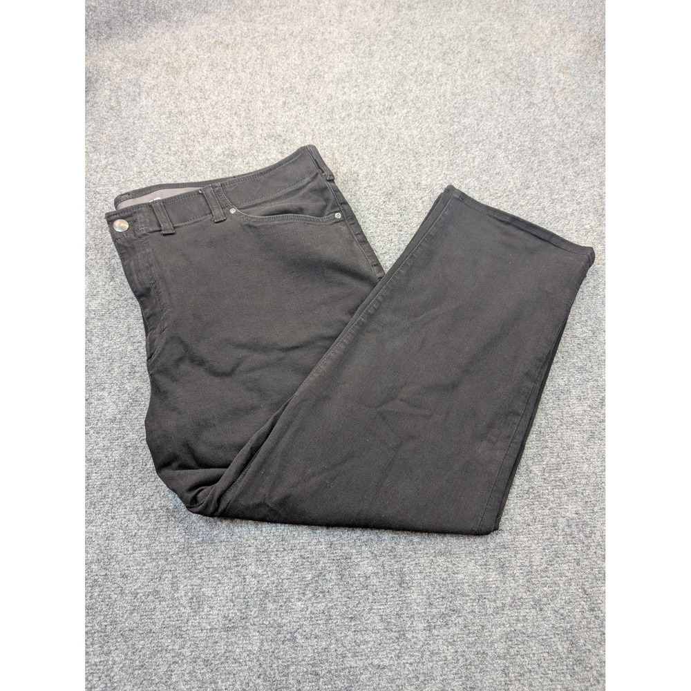 Goodthreads Jeans Mens 52x30‎ Black Straight Fit Stretch Big Tall Denim Pants